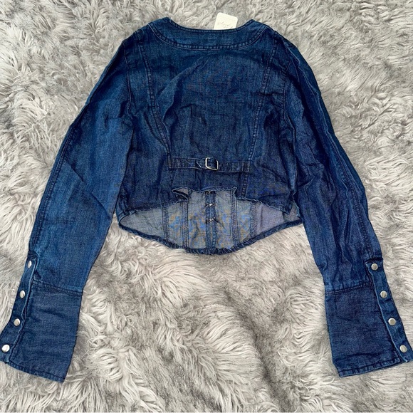 FREE PEOPLE Caroline 100% Cotton Top - Picture 7 of 8